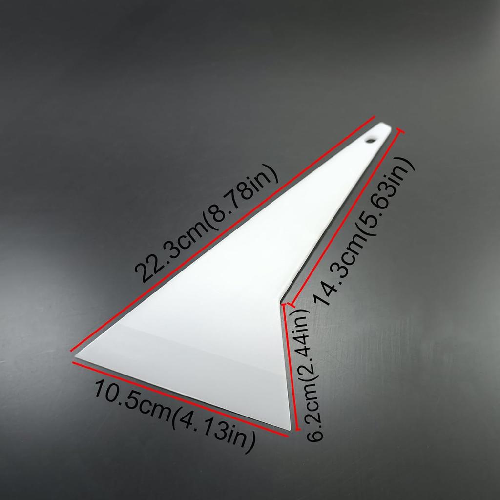 Window Tint Tools 4Pcs Plastic Long Handle Window Tint Squeegee Tint Kit for Window Tinting Application
