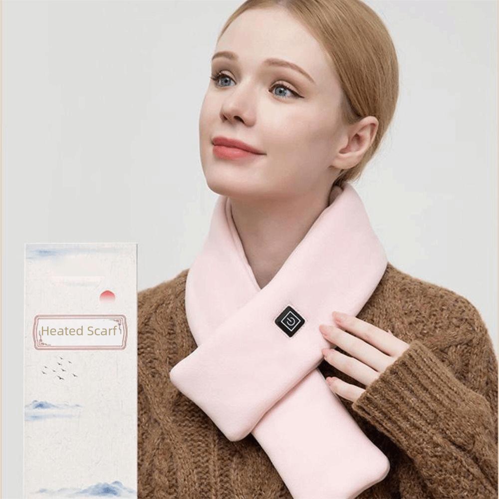 Not Include Battery USB Heated Scarf Temperature Control Shawl Fashion Neck Warmer Unisex