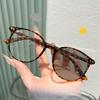2026 New High-definition Round Frame Photochromic Women's Myopia Glasses Retro Neutral High-quality Anti Blue Light Glasses
