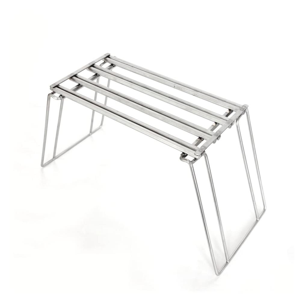 Norinori Life Slide for adjustable sturdy stainless Trivet, 20-foot specification, campfires, camping, length, steel.