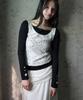 RUBATI Daisy Florette Raglan Long Sleeve Tee_Black