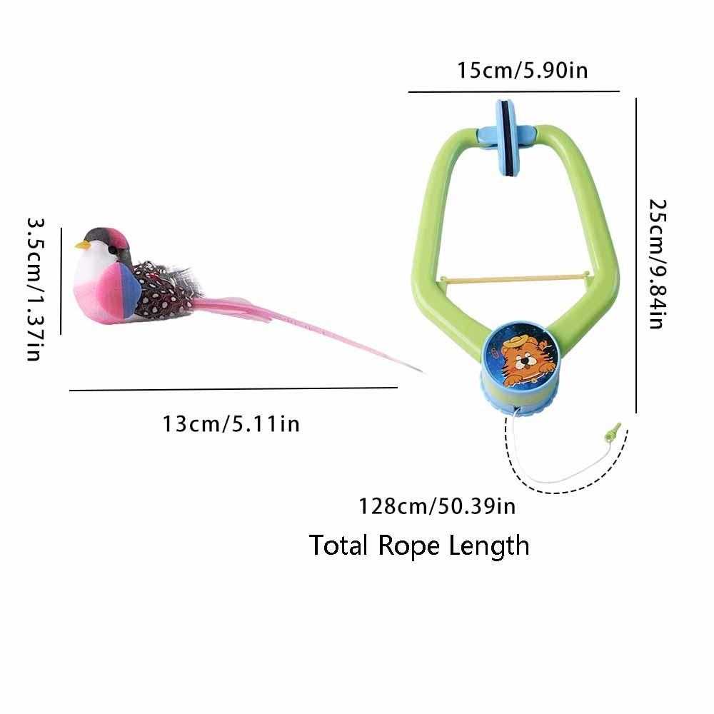 Retractable Cat Hanging Swing Toy Automatic Lifting Self-Entertainment Toy  Indoor Use