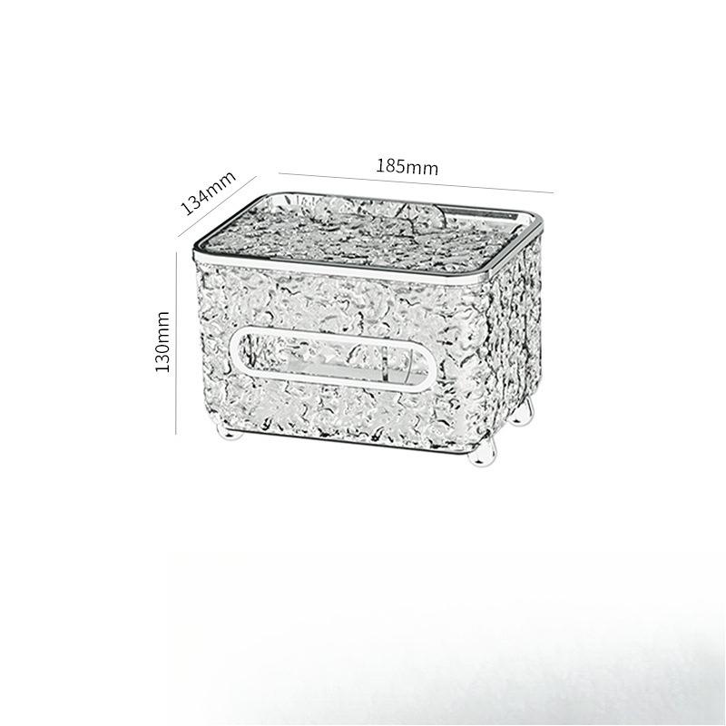 Living Room Tissue Box - Elegant Home Desk Storage Box for Tissues, Remote Control Storage Box, Tissue Drawer
