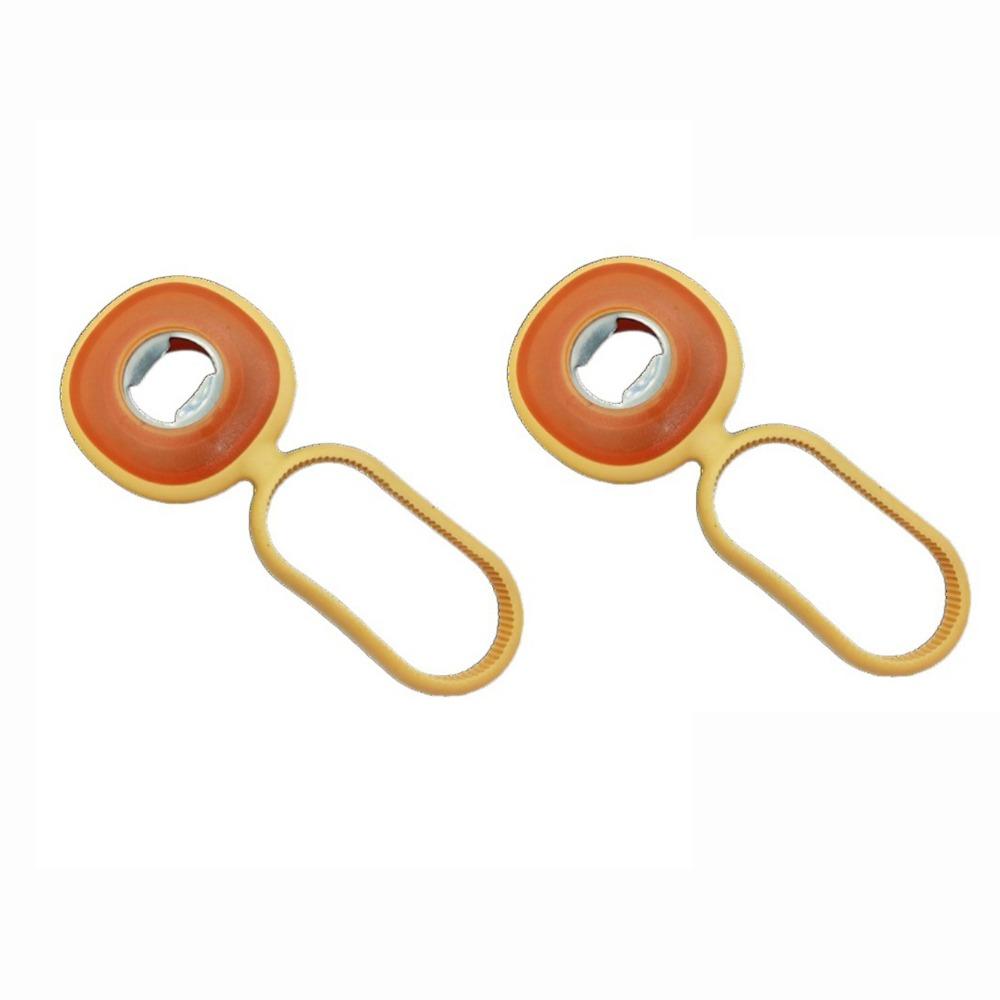 

2Pcs Simple Beer Bottle Opener Portable Corkscrew Creative Belt Gear Can Opener Kitchen оранжевый