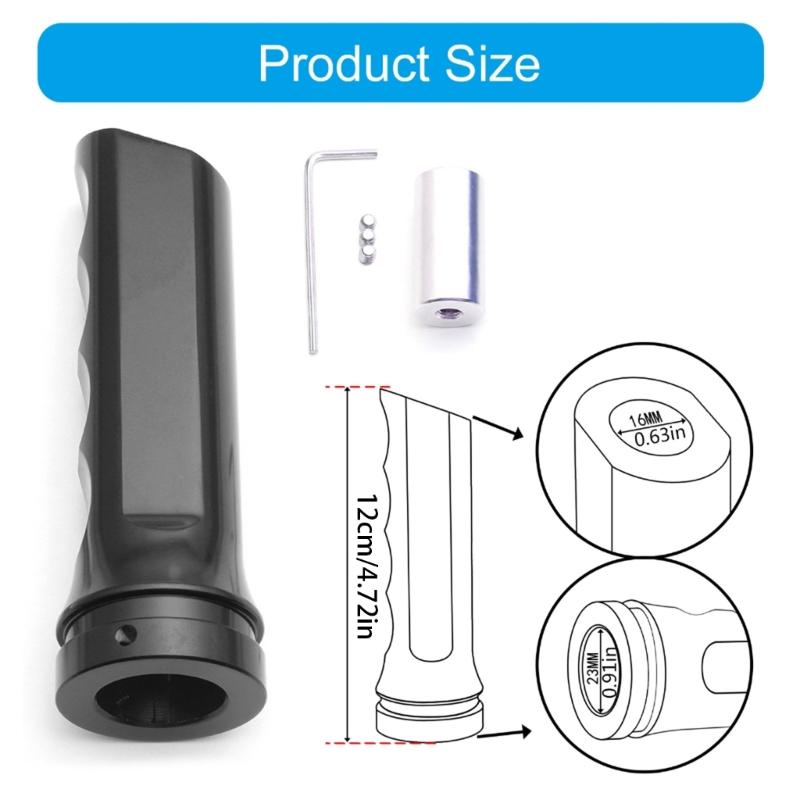 Aluminum Handbrake Cover Car Handbrake Cover Universal Car Handbrake Sleeve Car Spare Part for a Better Driving Feel
