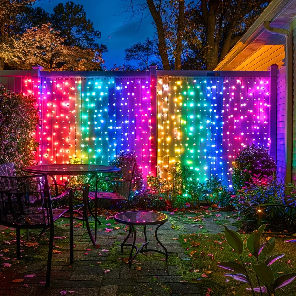Christmas LED Strip Lights Room Garland LED Curtain Lamp USB Plug Christmas Decorations Lights for Bedroom Living Room Window