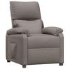 VidaXL Fauteuil inclinable Taupe Tissu 342458