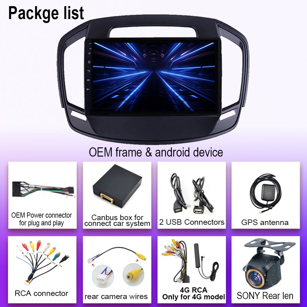 Android 14 Car Radio For Buick Regal 2013-2017  Opel Insignia Auto Carplay GPS Navigation Multimedia Video Player Stereo No 2din