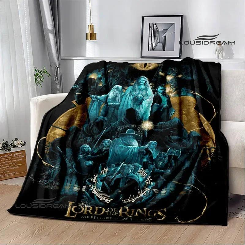 L-Lord of the Rings printed blanket Warm Flannel Blankets Soft and Comfortable Home Travel Blanket bed linings Birthday Gift