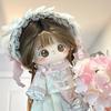 niannyyhouse 20cm Plush Ancient Style Hanfu Cotton Doll Outfit Clothes, Headgear, Coat, Skirt, (A1)