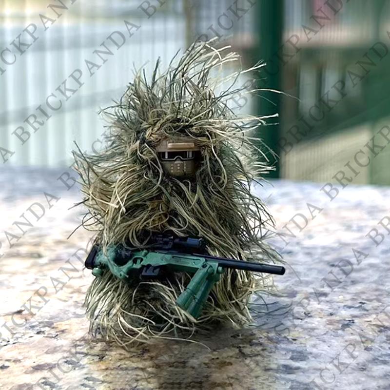 Military Series Soldier Figures Building Blocks SWAT Army Special Force Sniper Camouflage Clothes Ghillie Suit Games Bricks Toys