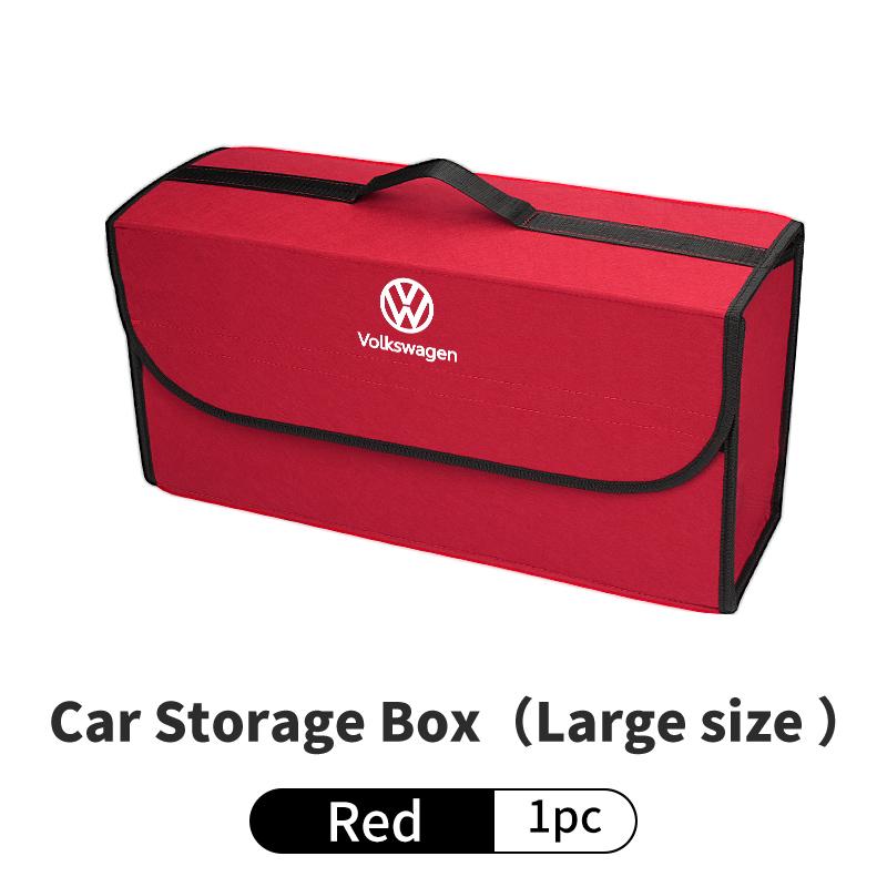 Car Trunk Felt Stowing Storage Tool Large Capacity Portable For Volkswagen VW Tiguan CC Jetta Polo Golf Passat Scirocco T-ROC