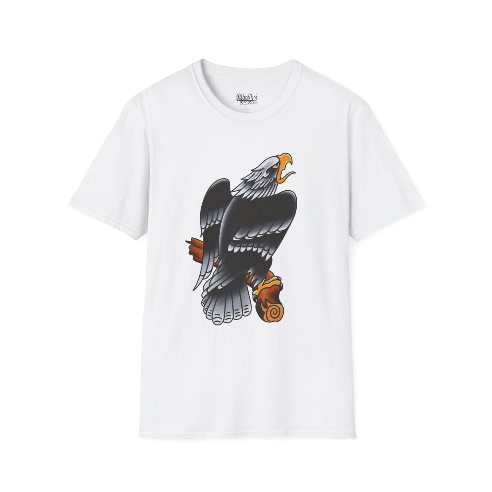 Traditional Tattoo Flash Eagle Classic Vintage Old School Sailor T Shirt S