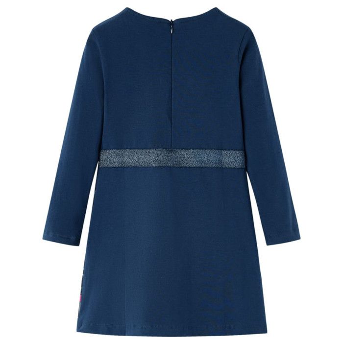 Robe sweat - vidaXL - Imprimé deer - Marine - 1,5 à 10 ans - Résistante et légère