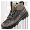City outdoor high-top hiking shoes men's spring and autumn wear-resistant non-slip climbing shoes cushioning breathable professional hiking shoes men