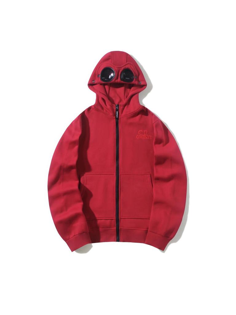 Trendy Autumn/Winter Unisex Round Lens Zipper Hoodie