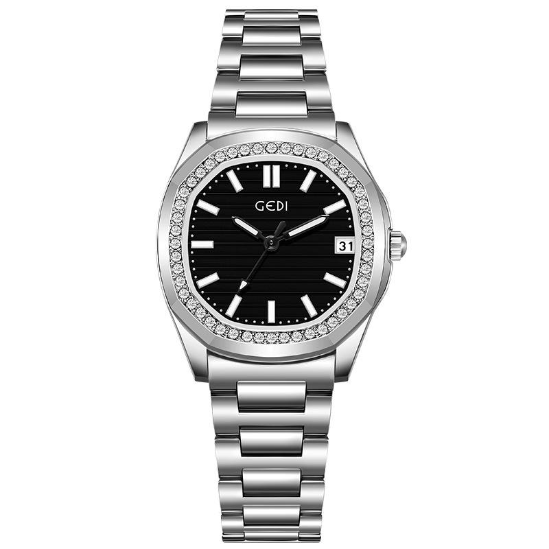 Fashion Diamond Gypsy Women S Watch Luxury Calendar Stainless Steel Watch Waterproof Quartz Women S Watch