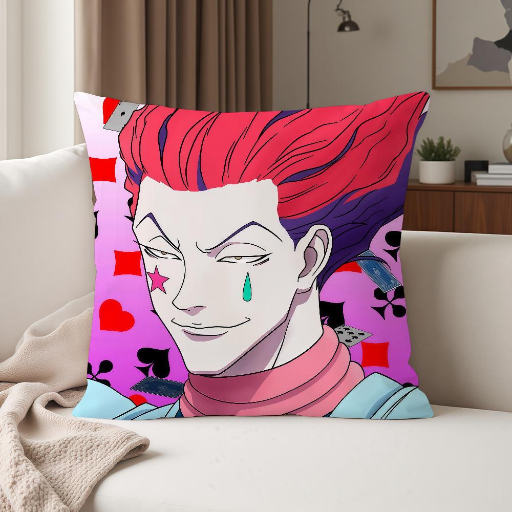 Anime H-Hunter X Hunter Killua Zoldyck Hisoka Pillow Case Suitable For Bedrooms Living Rooms Cars Home Decoration