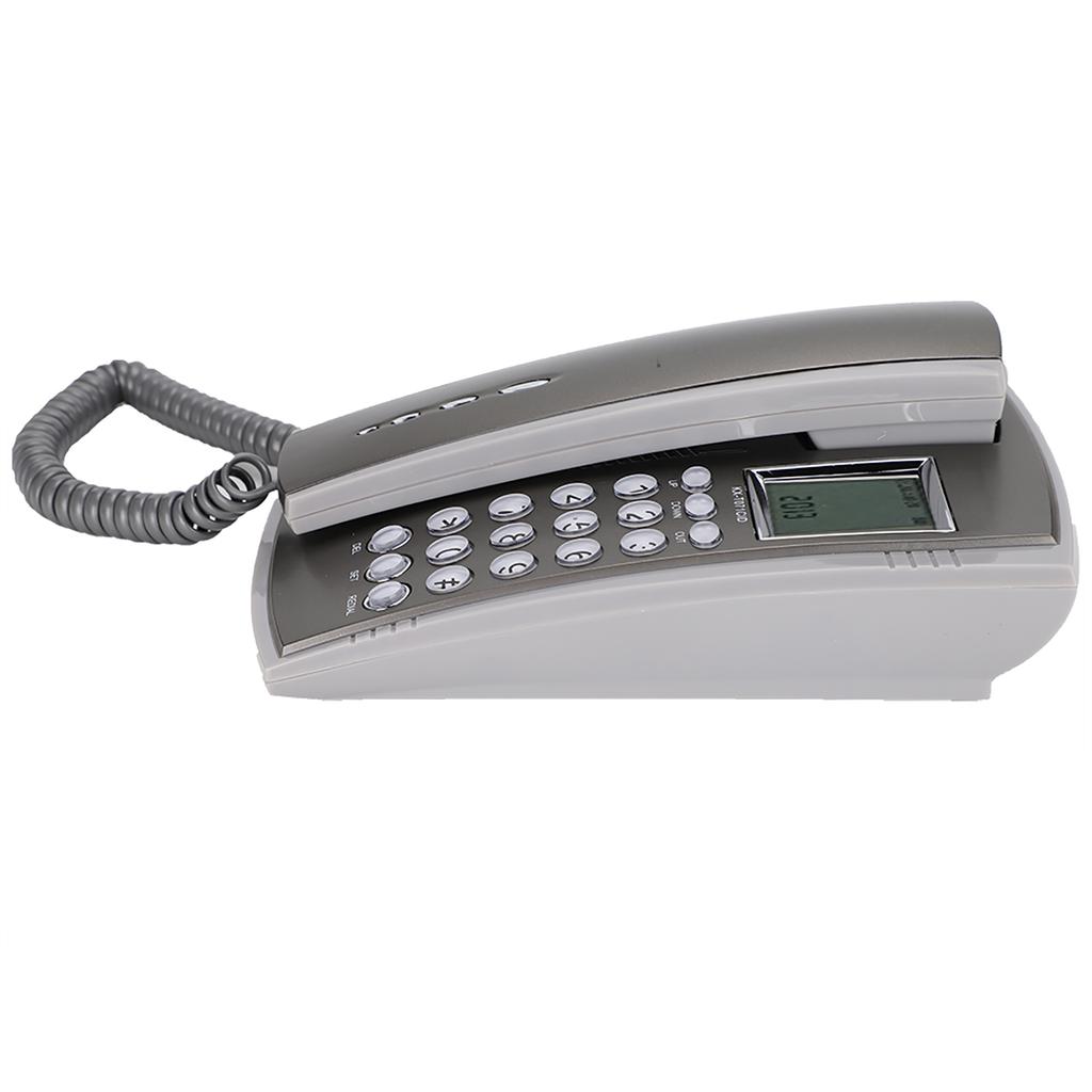 KX T071CID Wall Mount Desktop Corded Telephone Phone Mute Home Office Hotel Call Center Gray