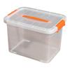 Transparent Plastic Storage Container with Lid and Handle