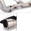 For Kawasaki Z 900 Z900 Z900e 2017-2021 2020 Motorcycle Steel Eliminator Exhaust Muffler Mid Link Pipe Kit