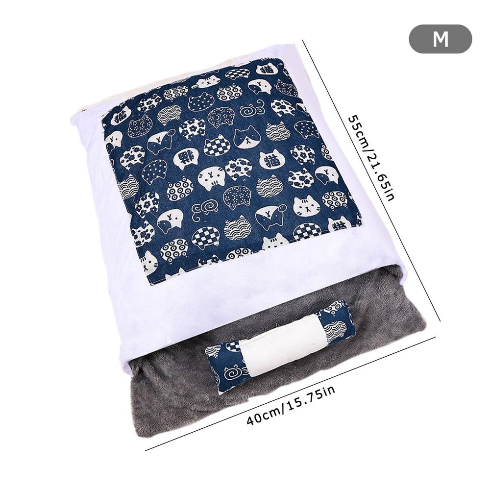 Cat Winter warm Sleeping Bag Cat Nest Bed for Sleeping Puppy Cave Bed Soft Cozy Cat Sack Comfortable Pet Bed Cave Snuggle Sack