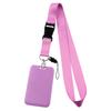 Pure Color Credential Holder Lanyard For Keys Neck Strap Id Card Badge Holder Key Chain Key Rings Accessories Christmas Holiday Gifts
