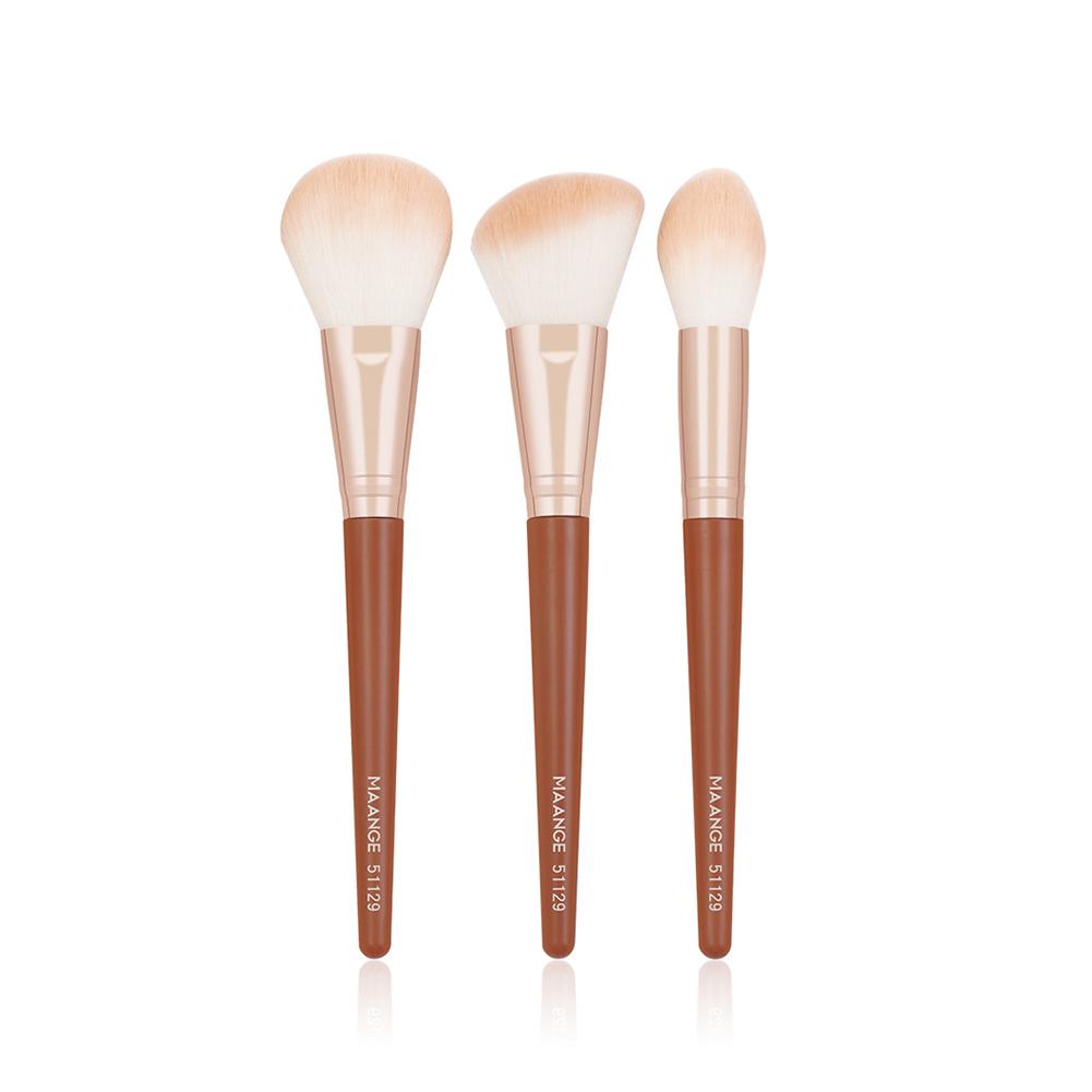 

Кисти для макияжа Maange, 3 шт. Кисть для румян, рассыпчатая пудра, кисть для кондиционирования