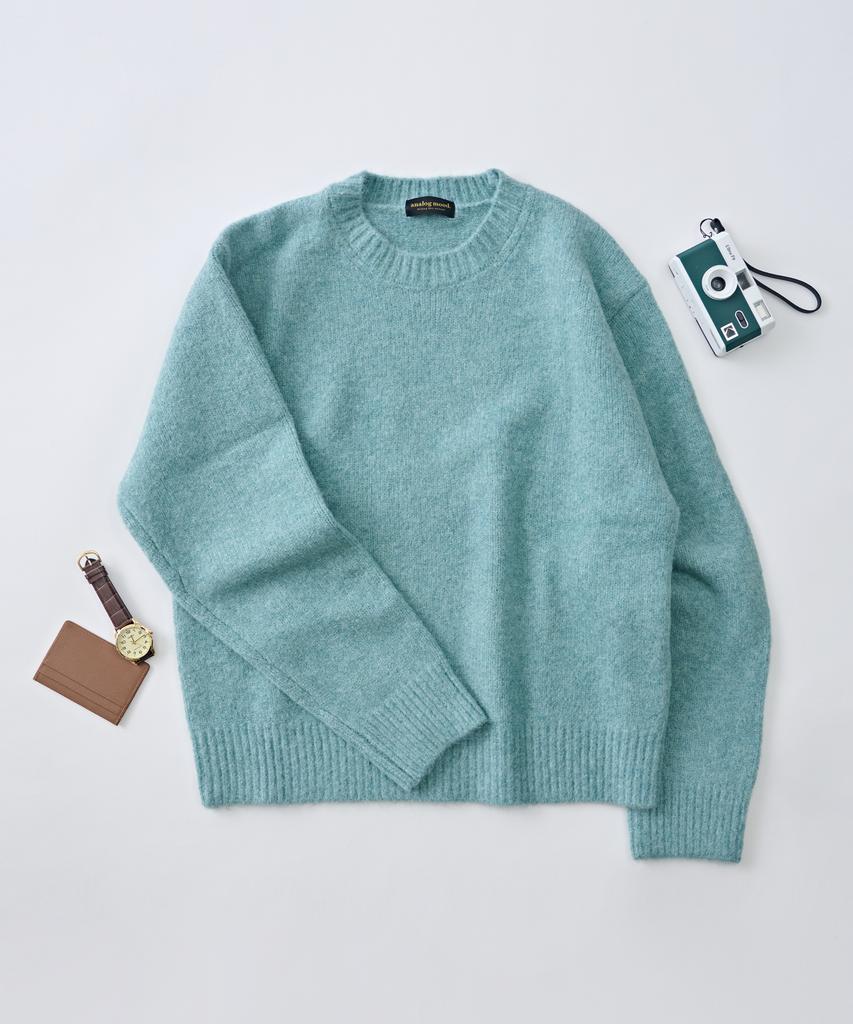 ANALOG MOOD Daily Angora Round Knit (Mint)
