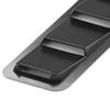 Car Hood Air Intake Louver Panel Engine ABS Cooling Vent Cover Trim AccessoryGlossy Black