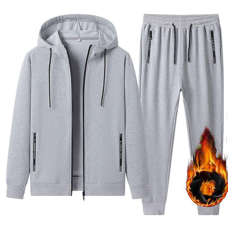 Winter Men's Sportswear Fashion Hoodie and Pants Men's Jogging Wear Fashion Hoodie Suit