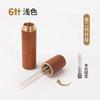 Coffee Cloth Powder Needle Stainless Steel Stirring Needle Disperser Solid Wood with Base Caking Beater Cloth Powder Needle