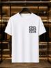 2026 New 100 Cotton Tshirt Cool Dads Club Chest Print Fathers Day Fashion Casual Short Sleeve