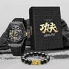 WM Watch Men Automatic Mechanical Skeleton Watch Collaboration Series Limited Edition 80 Hours Power Reserve Welly Merck WM128