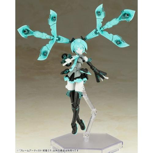 Kotobukiya Frame Arms Frame Artist Hatsune Miku 1/100 Scale Plastic Model Kit, Approximately 159mm Tall, Molded in Color, FA129, Ages 15 and Up