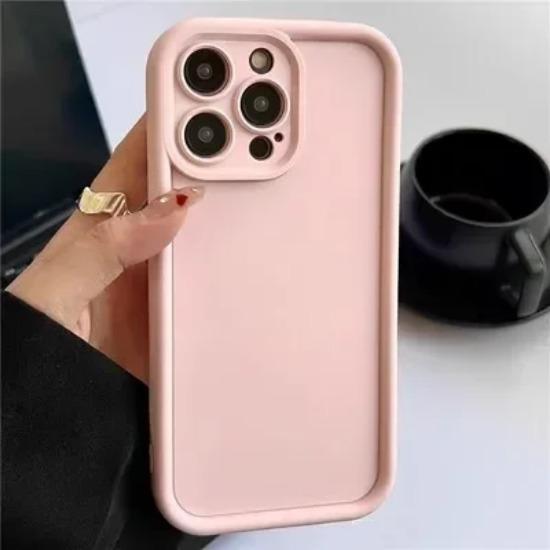Luxuriöse Silikonhülle in Bonbonfarben für iPhone 11 13 12 14 15 16 Pro Max 15 Pro XS XR XS Max 7 8 PLUS 16E SE 2022 Stoßfeste Abdeckung