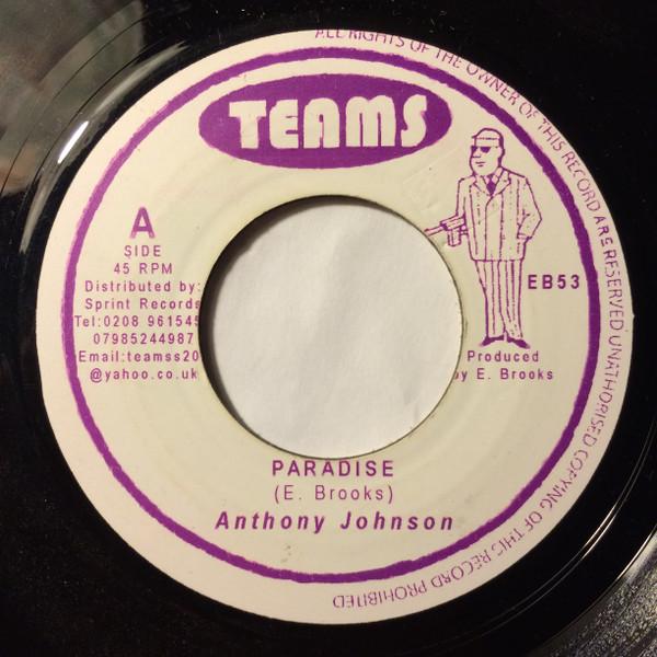 

7inch Record ANTHONY JOHNSON Paradise EB53 Teams Jamaica Reggae Ska Dub Used