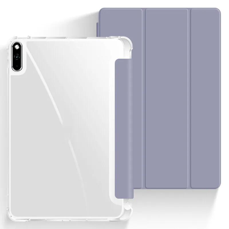 

Умный чехол для планшета Lenovo Tab M11 TB330F P11 Xiaoxin Pad 11 2024 2025 TB-336FC P11 Pro TB-J706 J716 с держателем для карандаша Обложка TB-125F 128F фиолетовый