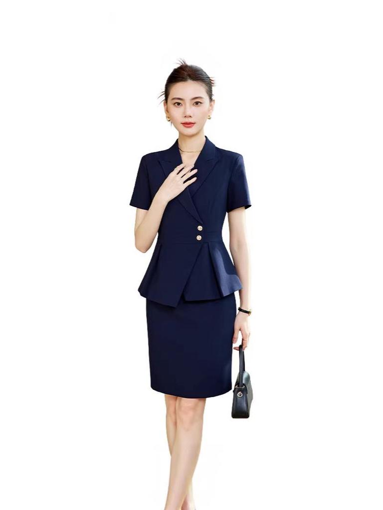 Women's Professional Two-Piece Workwear Suit for Medical, Aesthetics, Salon, Hotel, Jewelry Store & More