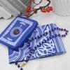 Islamic Prayer Mat Portable Travel Foldable Prayer Rug With Beads for Muslim Office Business Trip Worship