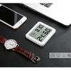 Multifunction Thermometer Hygrometer Automatic Electronic Temperature Humidity Monitor Clock 3.2inch Large LCD Screen