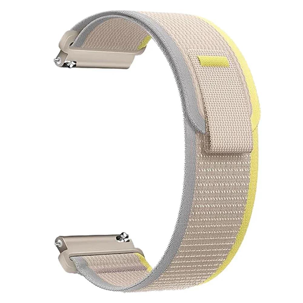 20mm 22mm Nylon Loop Strap For Amazfit GTS 4 3 2e/GTS2 4Mini/GTR4 3 Pro 42mm 47mm/Balance 2 Bracelet Amazfit bip 6 U Pro S Bands 3