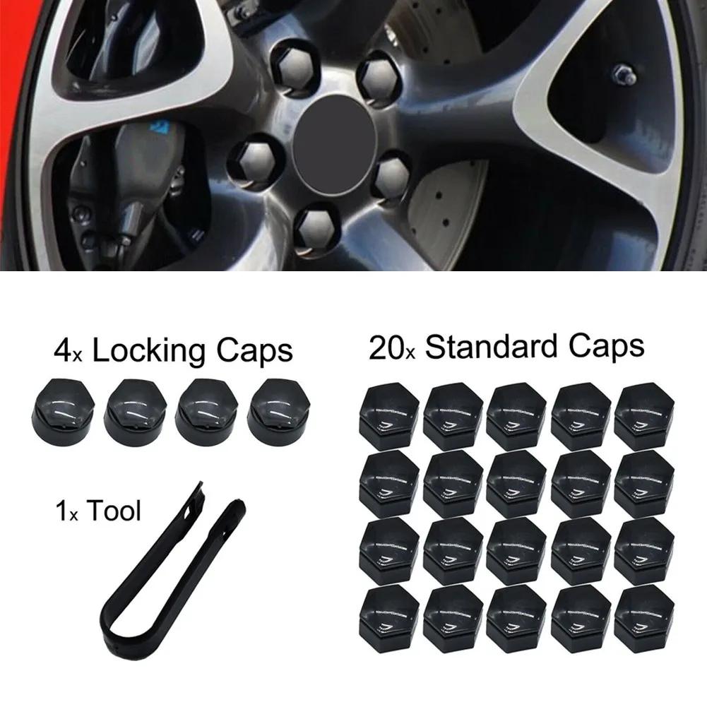 24 PCS 22mm Car Wheel Nut Cap Tyre Hub Protection Covers Fit For Vauxhall Insignia For Opel Insignia 2010-2017 Car Accessories