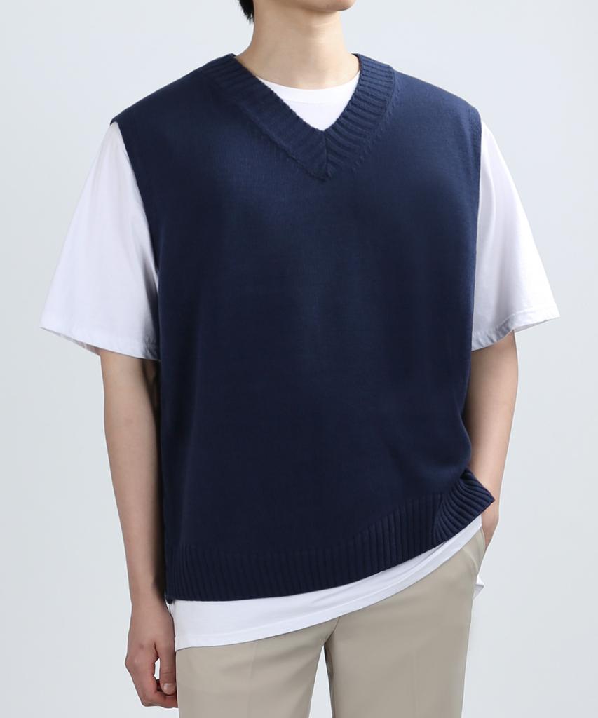 Jhonny West Dumpy Knit Vest (Navy)