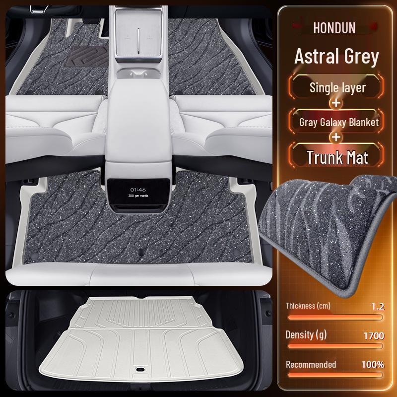 XPeng P7 2025 TPE Floor Mats: Complete Car Interior Carpet Set