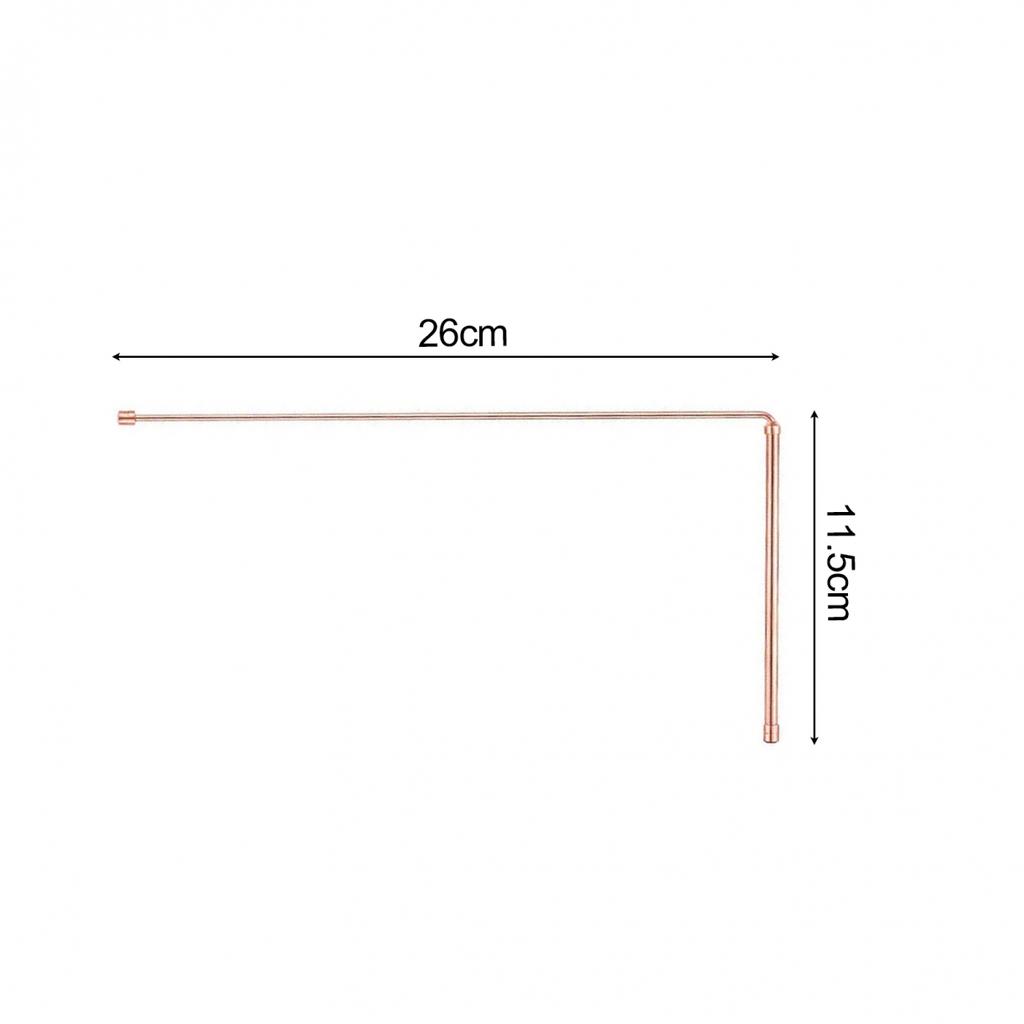 Set of 2 Copper Probes for Treasure and Water Exploration 99 9% Copper