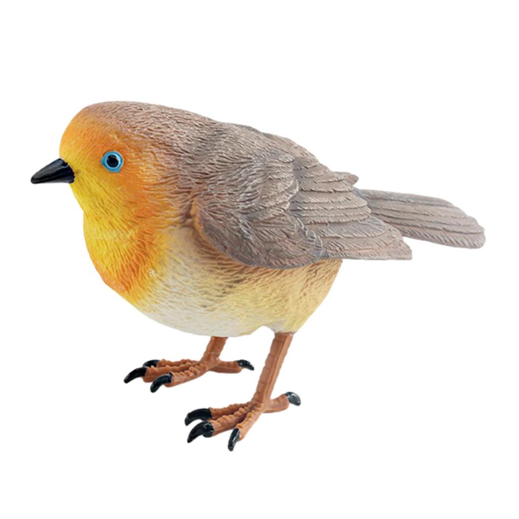 Realistic Bird Figure Miniature Birds Decor Centerpiece Sculpture Creative Figurines