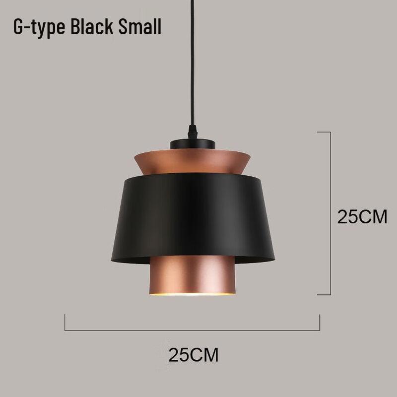 UOSU Retro Iron Pot Lid Pendant Light