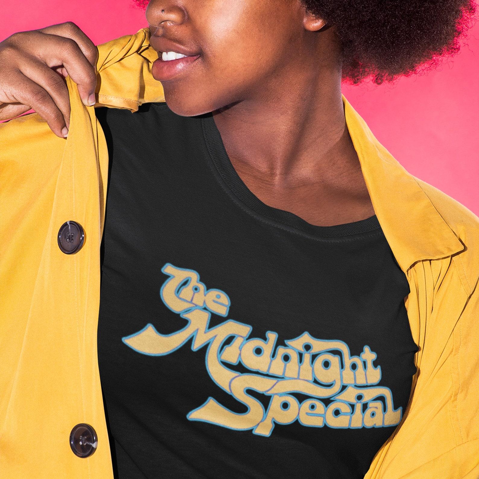 Midnight Special/Midnight Special TV Show/Music Television/1970s TV show/vintage TV show/retro T shirt/70s Music Memorabilia gift/Music Merch XL