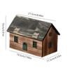 Creativity Wooden House Tissue Box B&B Restaurant Solid Wood Retro Paper Box Household Living Room Roll Paper Boxes